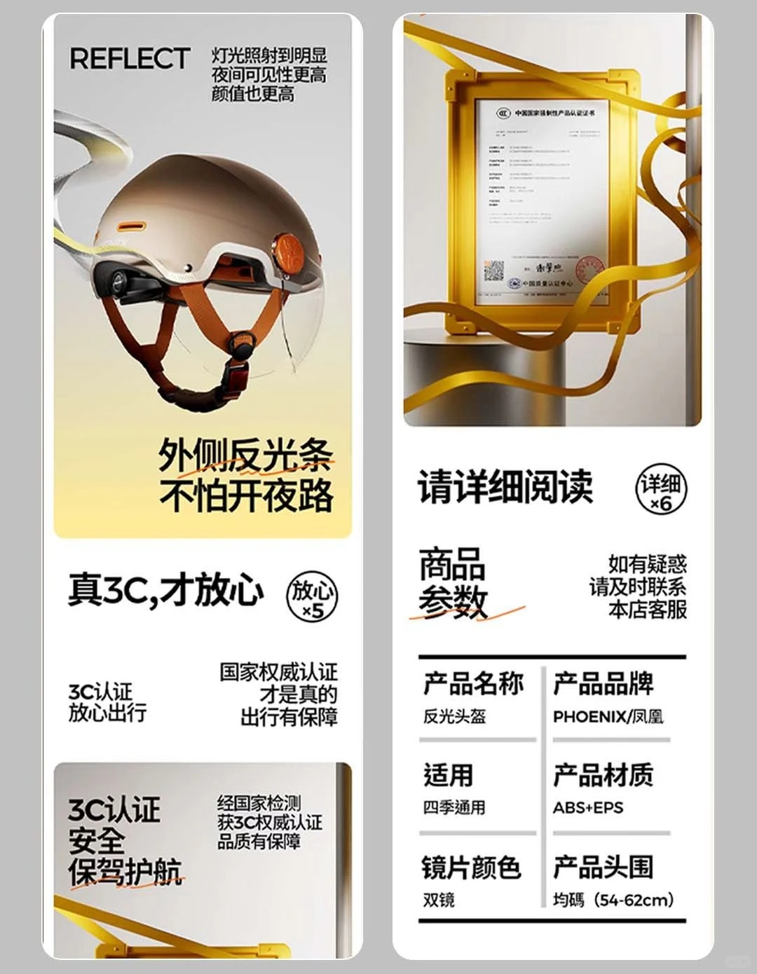 Helmet detail page