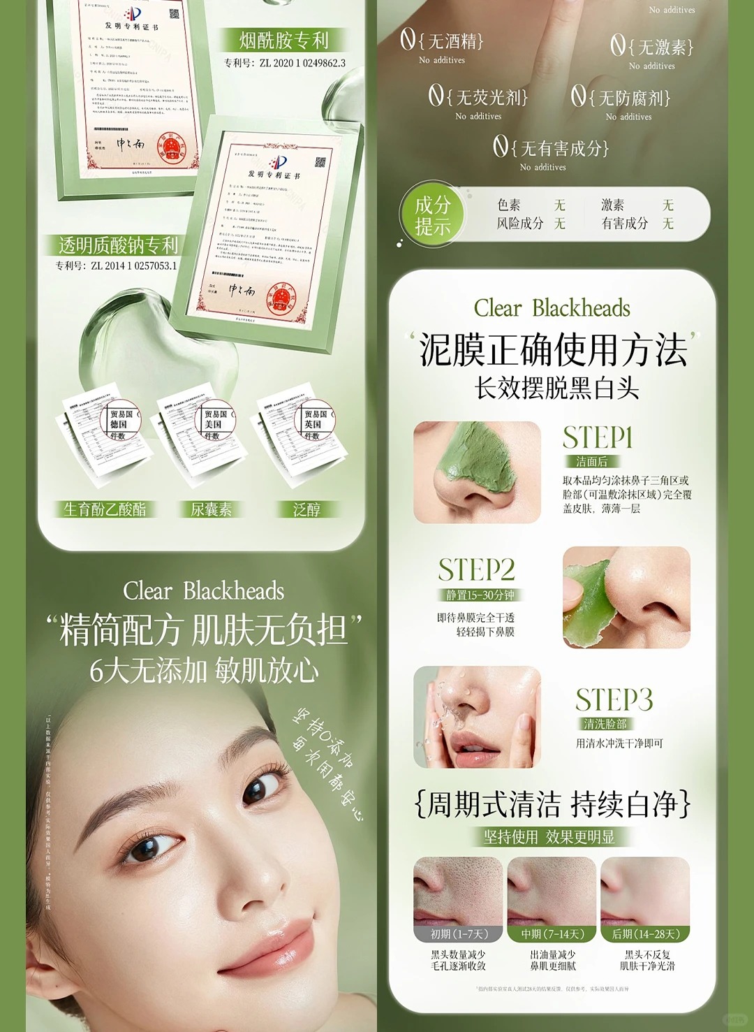 Mud mask detail page