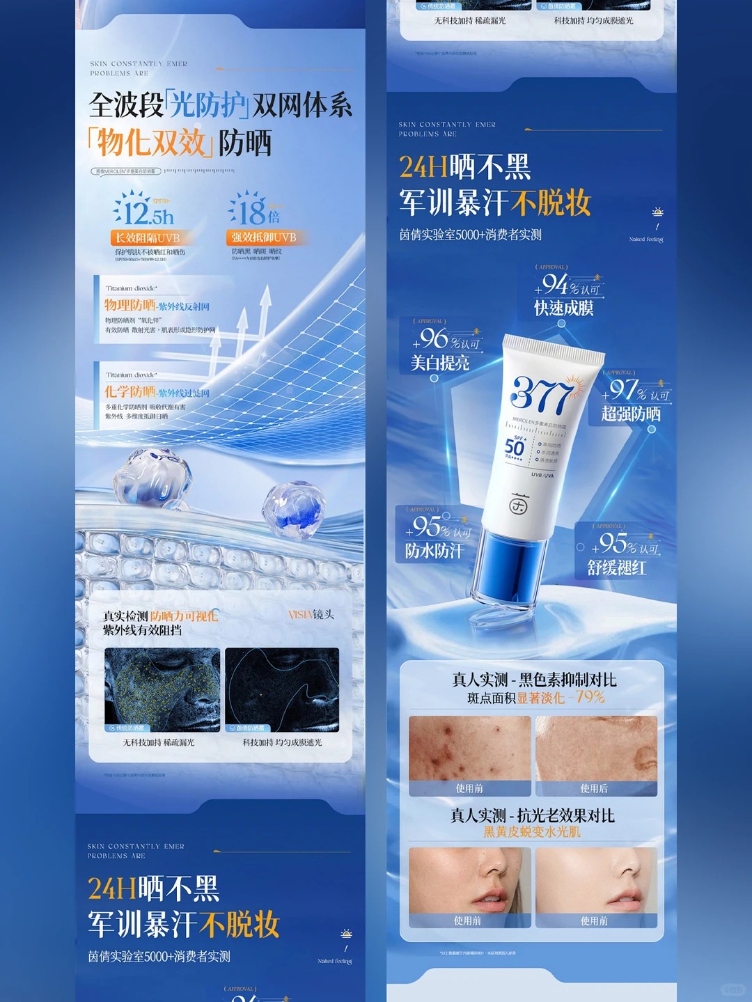 Sunscreen detail page